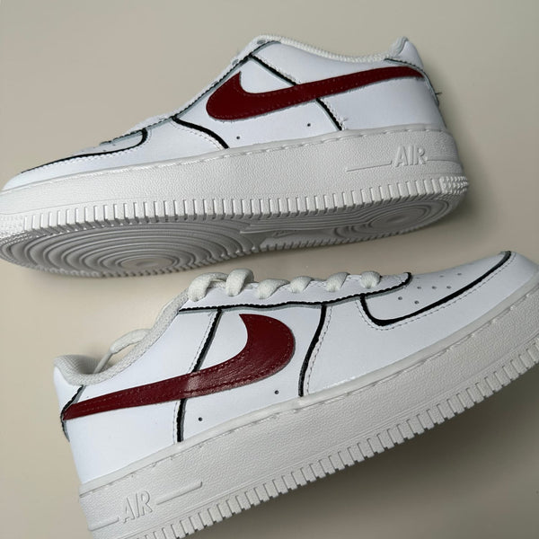 Custom Air Force 1 - Red Line (36)